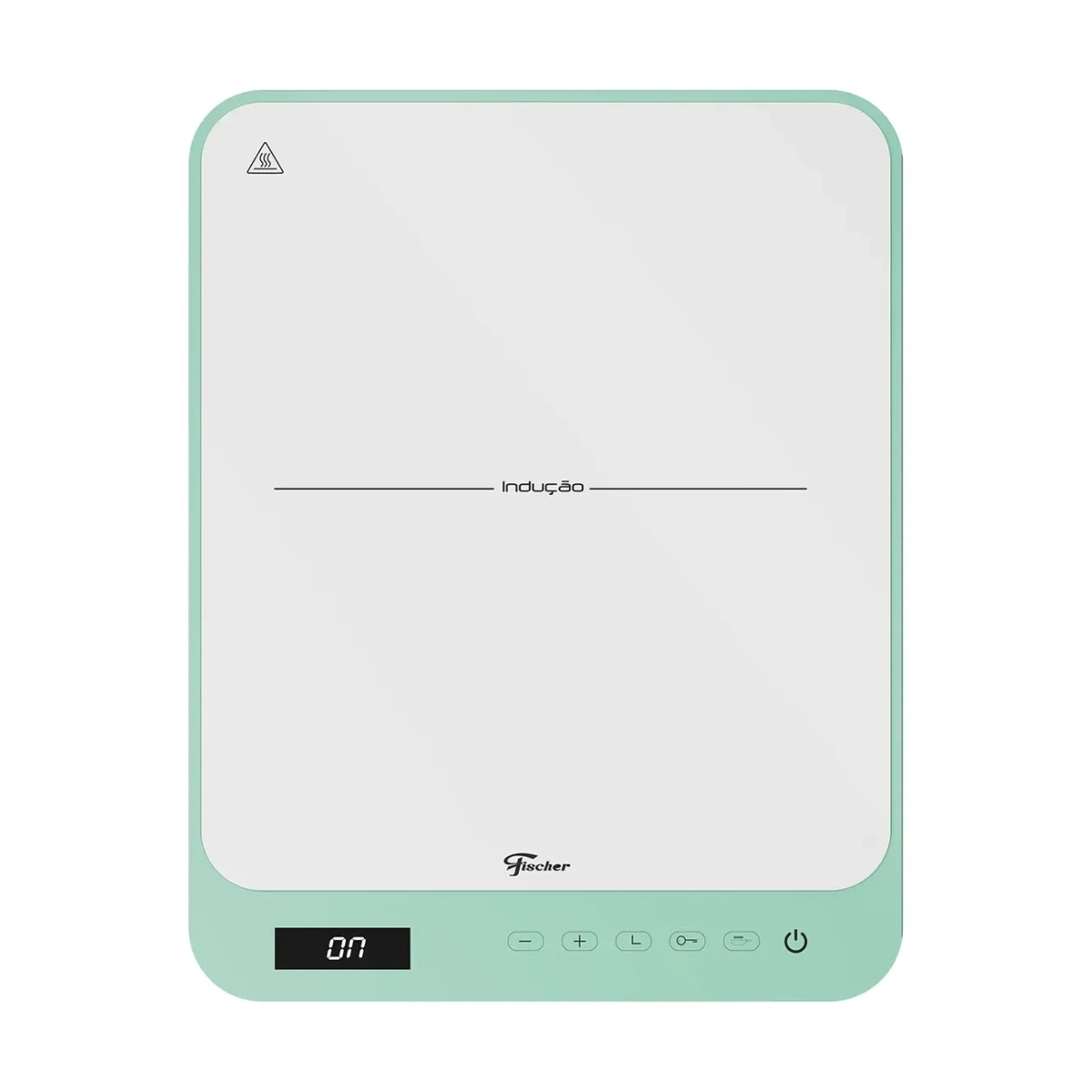 COOKTOP DE INDUCAO FISCHER 1 BOCA BIVOLT VERDE TOUCH SCREEN PORTATIL
