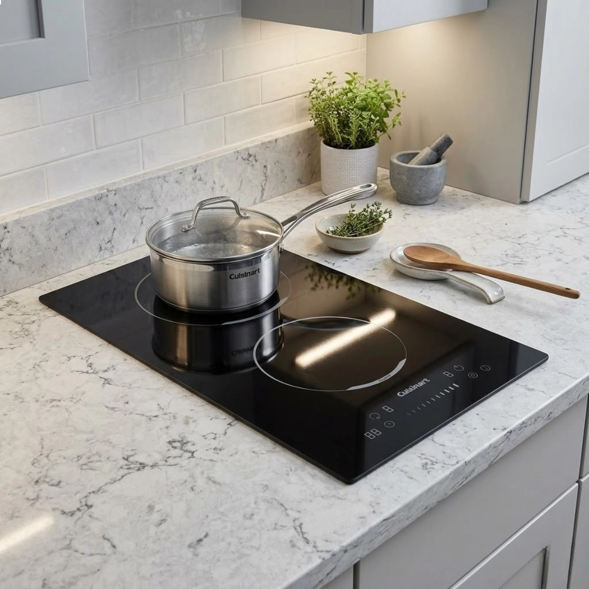 Cooktop Dominó Elétrico 2 Zonas 30cm Cuisinart Arkton 220v Cooktop Dominó Elétrico 2 Zonas 30cm Cuisinart Arkton 220v