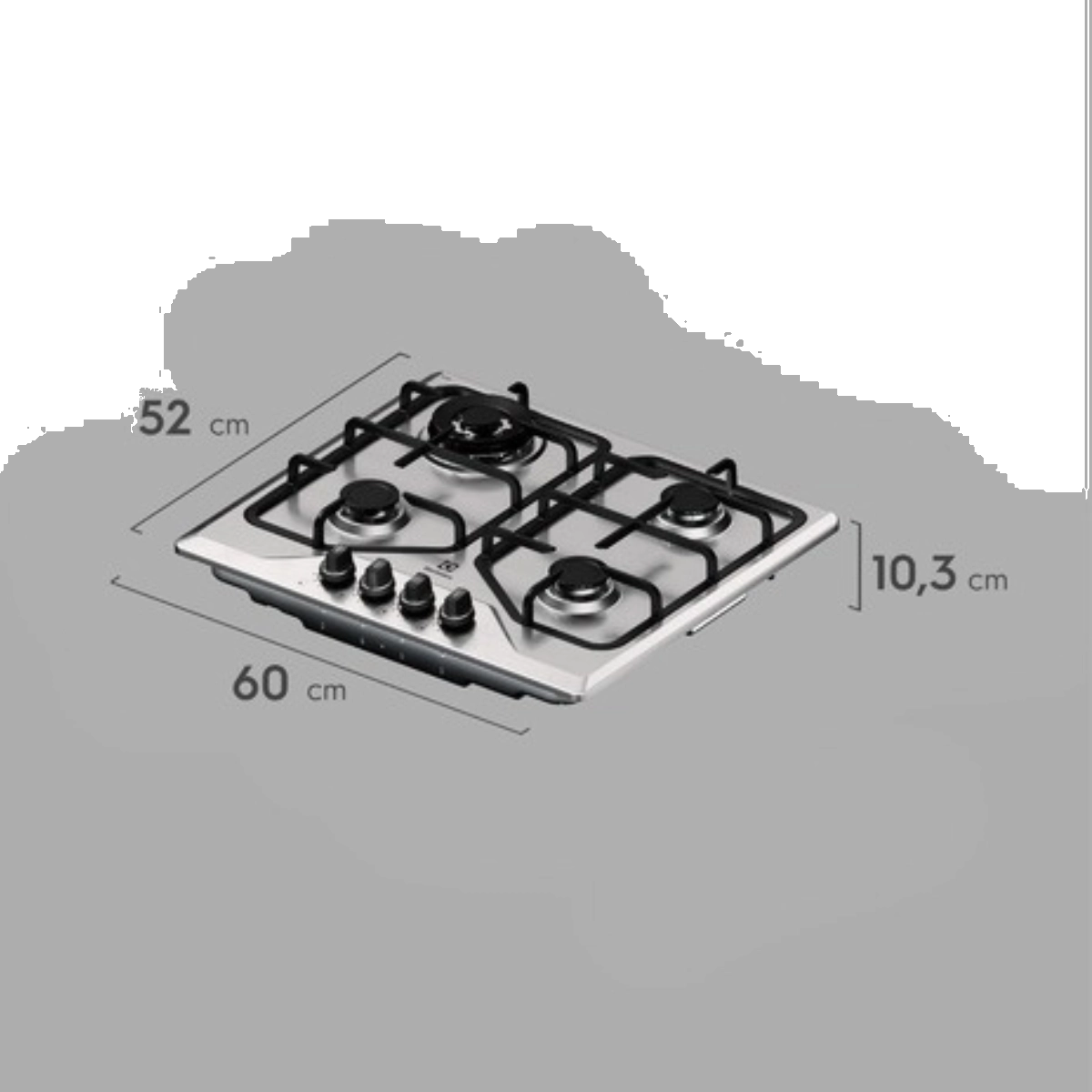 COOKTOP ELECTROLUX 4 BOCAS EXPERIENCE INOX MULTI CHAMA BIVOLT