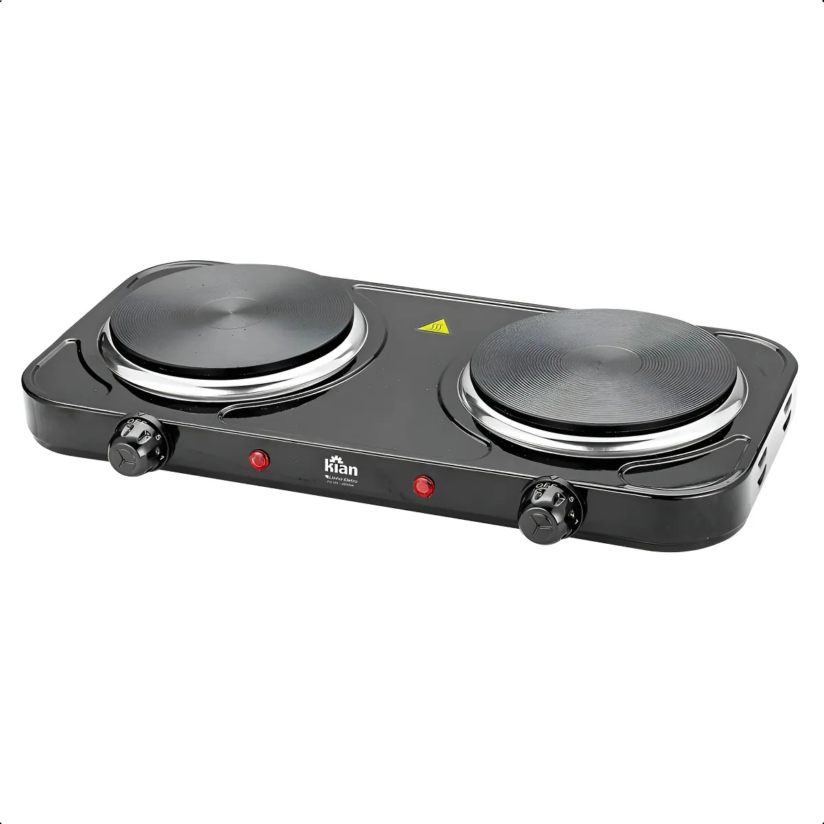  COOKTOP PORTÁTIL ELÉTRICO FG101 2 BOCAS PRETO 127V KIAN