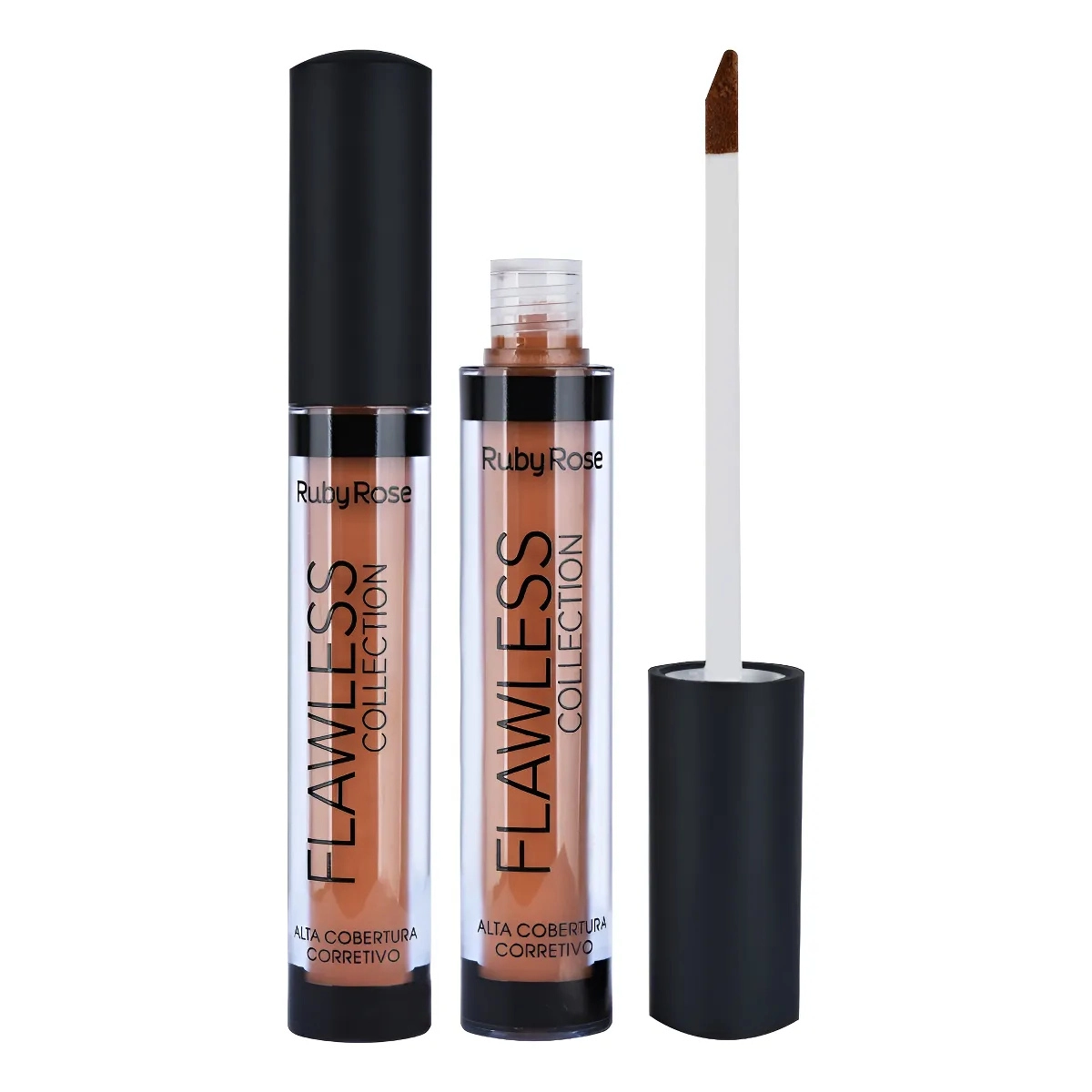 CORRETIVO LÍQUIDO FLAWLESS RUBY ROSE BH8080 CHOCOLATE 9