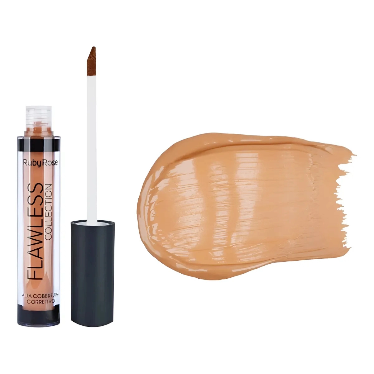 CORRETIVO LÍQUIDO FLAWLESS RUBY ROSE BH8080 CHOCOLATE 9