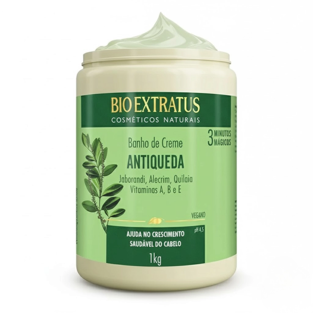 CREME ANTIQUEDA VEGANO JABORANDI BIOEXTRATUS  1KG
