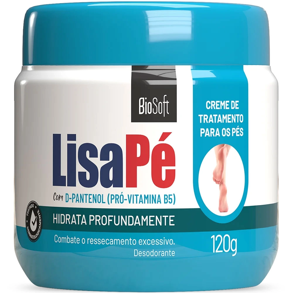 CREME HIDRATANTE LISA PÉ D-PANTENOL BIO SOFT 120G