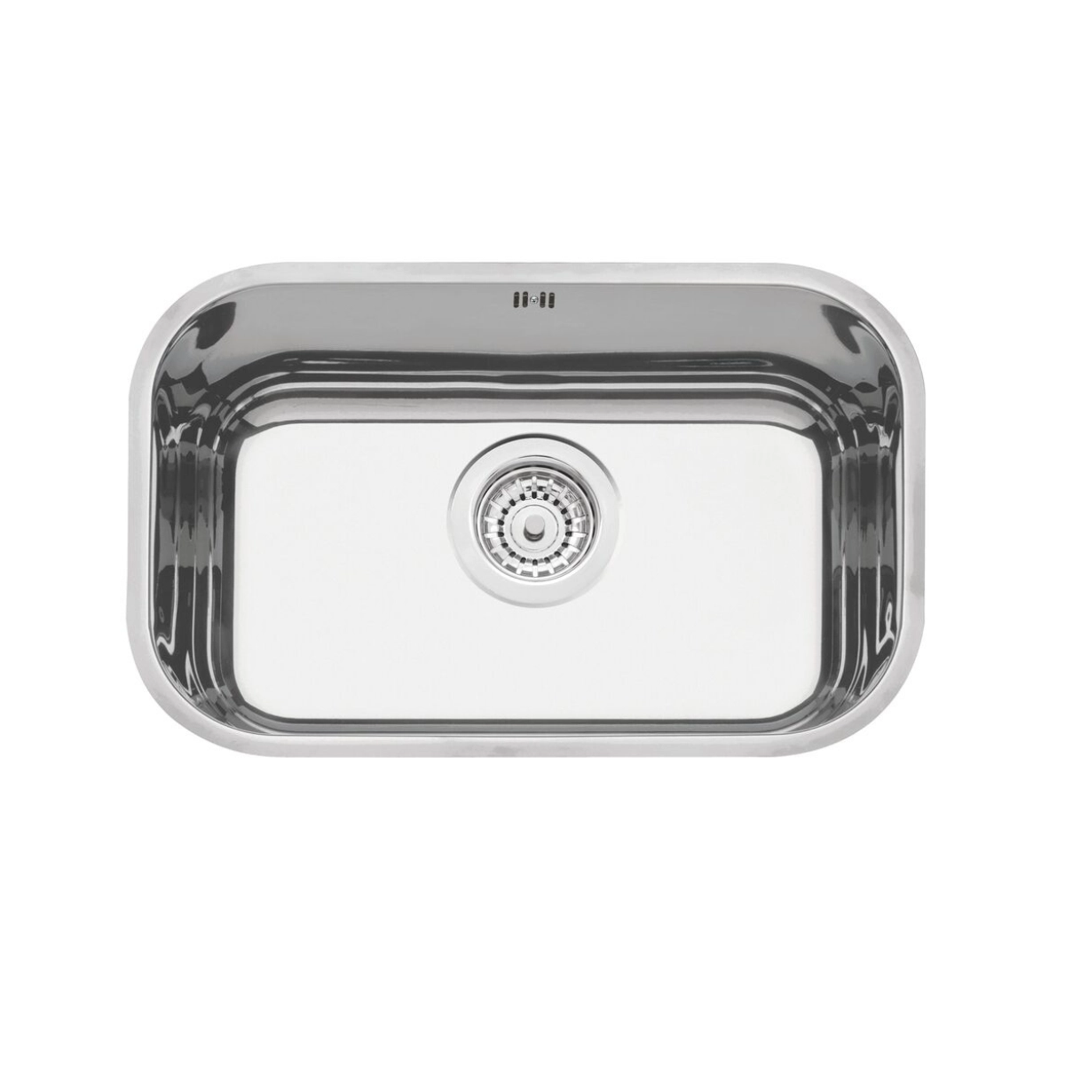 CUBA DE EMBUTIR  LAVÍNIA 47 BL TRAMONTINA INOX ALTO BRILHO 47X30CM