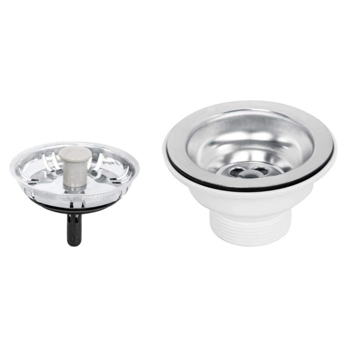 CUBA DE EMBUTIR LAVÍNIA 56 BL INOX TRAMONTINA ALTO BRILHO 56X34CM