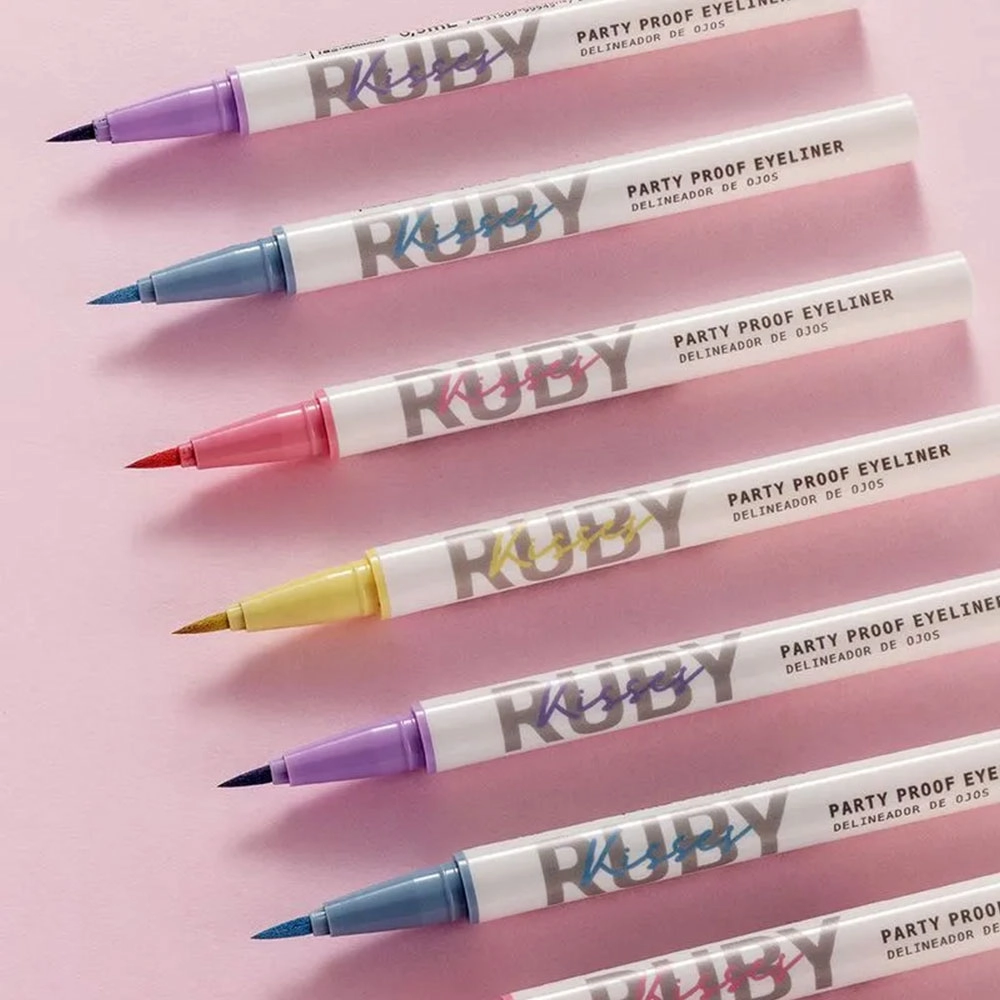 DELINEADOR EM CANETA PARTY PROOF AZUL RUBY KISSES