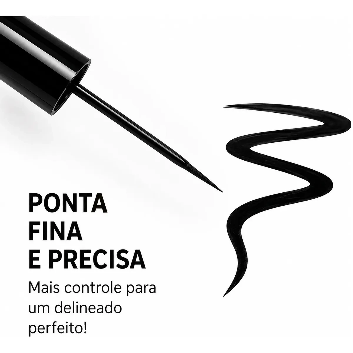 DELINEADOR LIQUIDO PRETO A PROVA DAGUA RUBY ROSE HB8406 DELINEADOR LIQUIDO PRETO A PROVA DAGUA RUBY ROSE HB8406