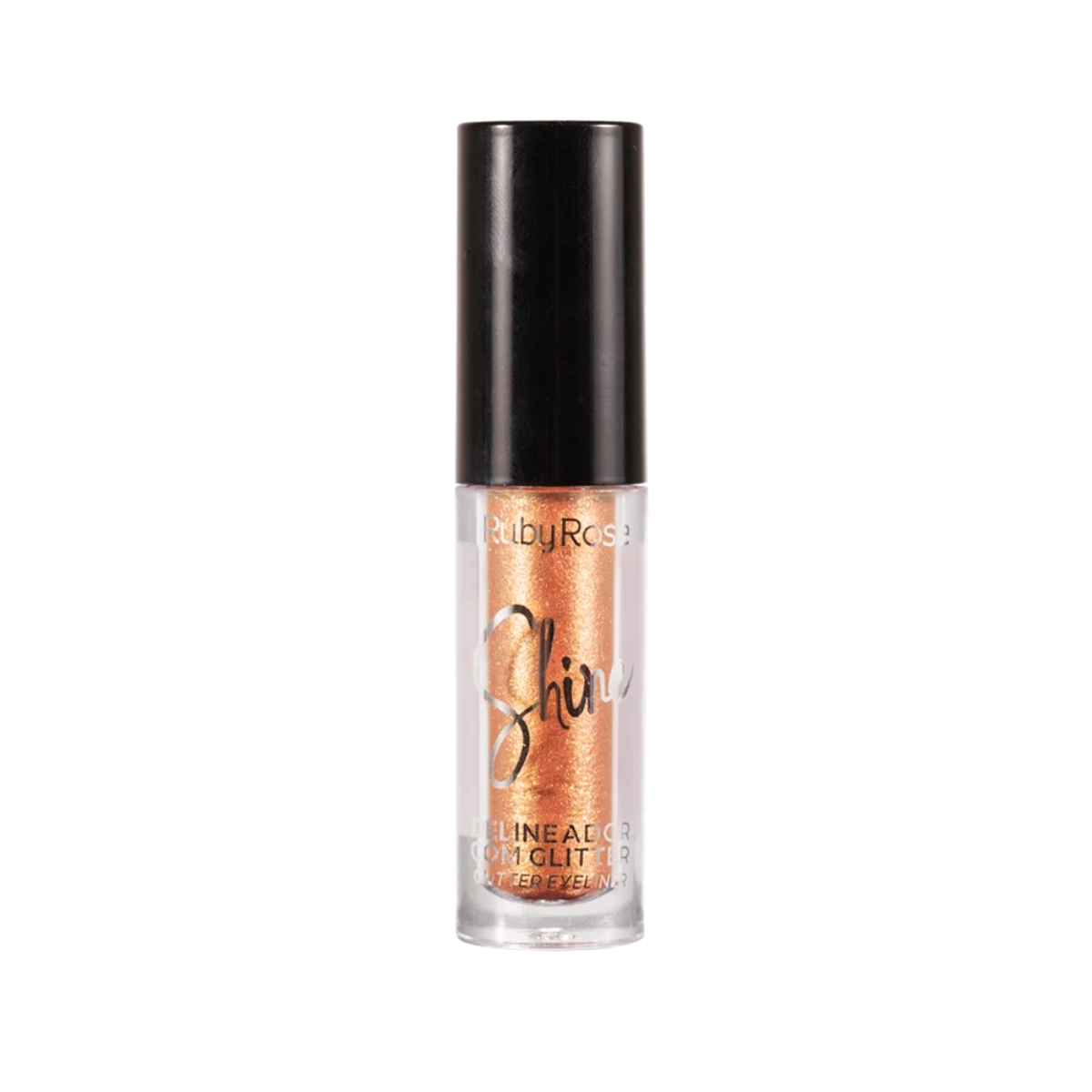 DELINIADOR COM GLITTER SHINE GOLDEN SAGE RUBY ROSE HB8416-2N