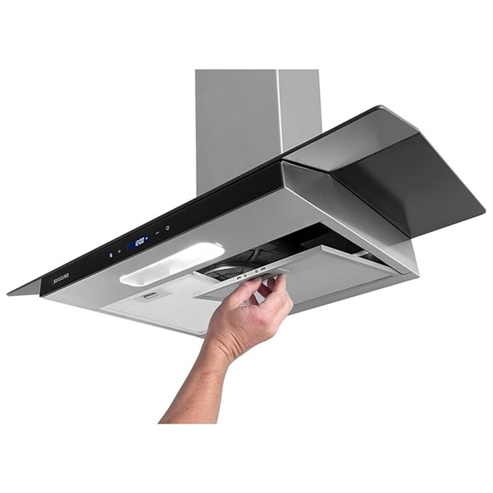 DEPURADOR DE AR SUGGAR VIDRIO TOUCH 90CM INOX 127V DV91THIX DEPURADOR DE AR SUGGAR VIDRIO TOUCH 90CM INOX 127V DV91THIX