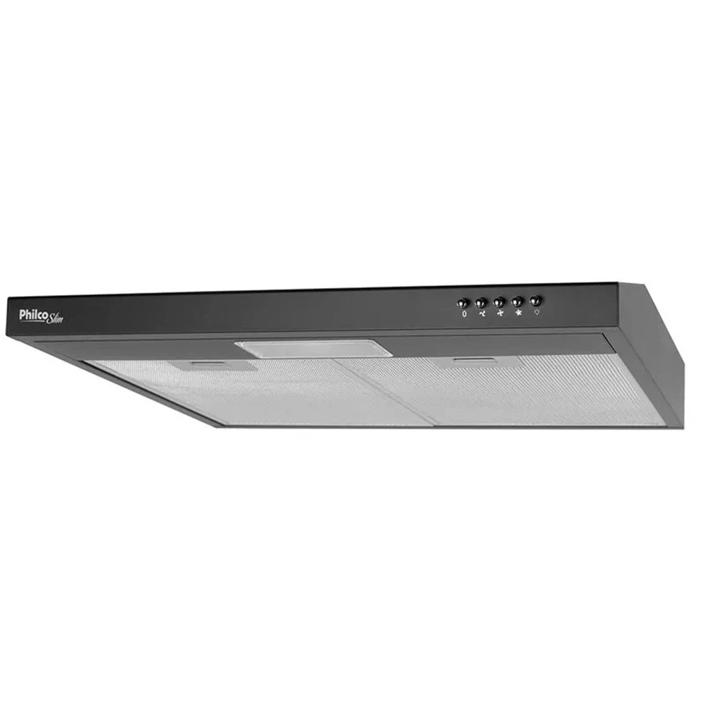 Depurador e Exaustor Slin Philco com 3 Velocidades 60 Cm Preto 127v Depurador e Exaustor Slin Philco com 3 Velocidades 60 Cm Preto 127v