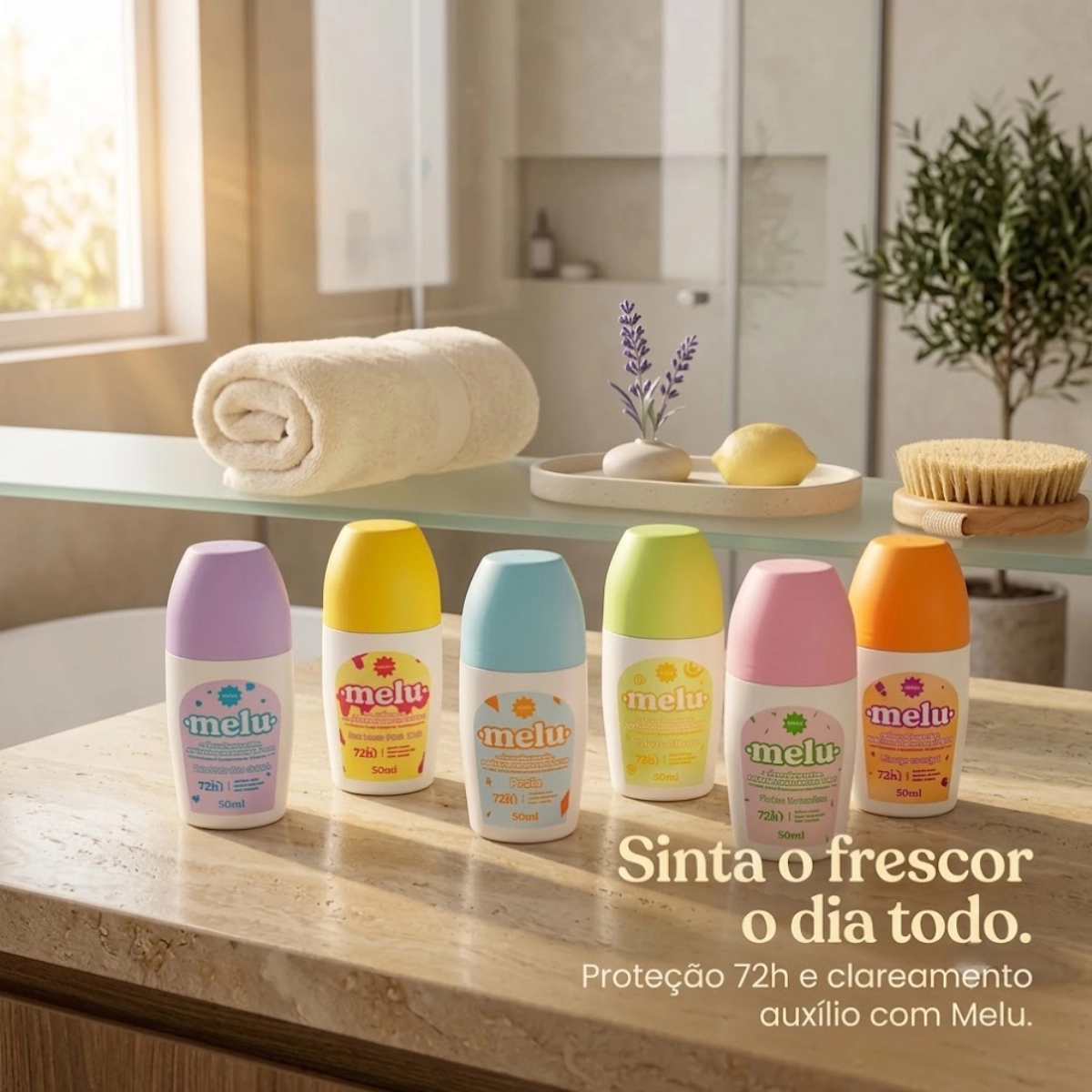 DESODORANTE ANTITRANSPIRANTE ROLL ON MELU RUBY ROSE MELTING FOR YOU