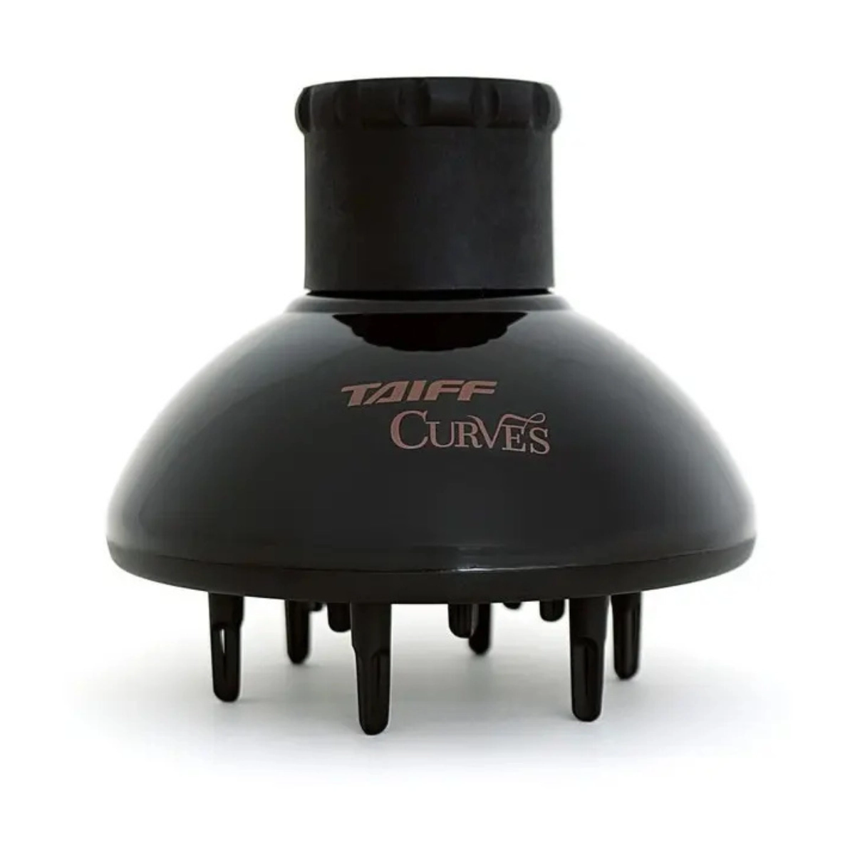 DIFUSOR DEFINIDOR DE CACHOS TAIFF UNIVERSAL CURVES PRETO EM ABS