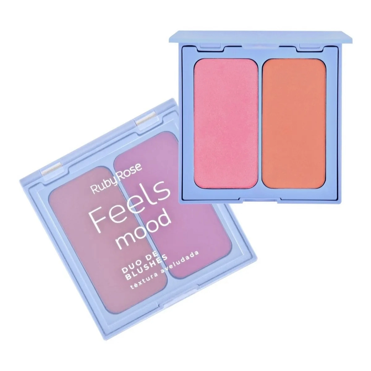 DUO BLUSH MOOD ROSY FLUSH E GINGER BREAD HB8703 RUBY ROSE