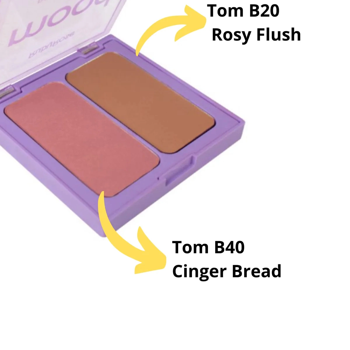 DUO BLUSH MOOD ROSY FLUSH E GINGER BREAD HB8703 RUBY ROSE