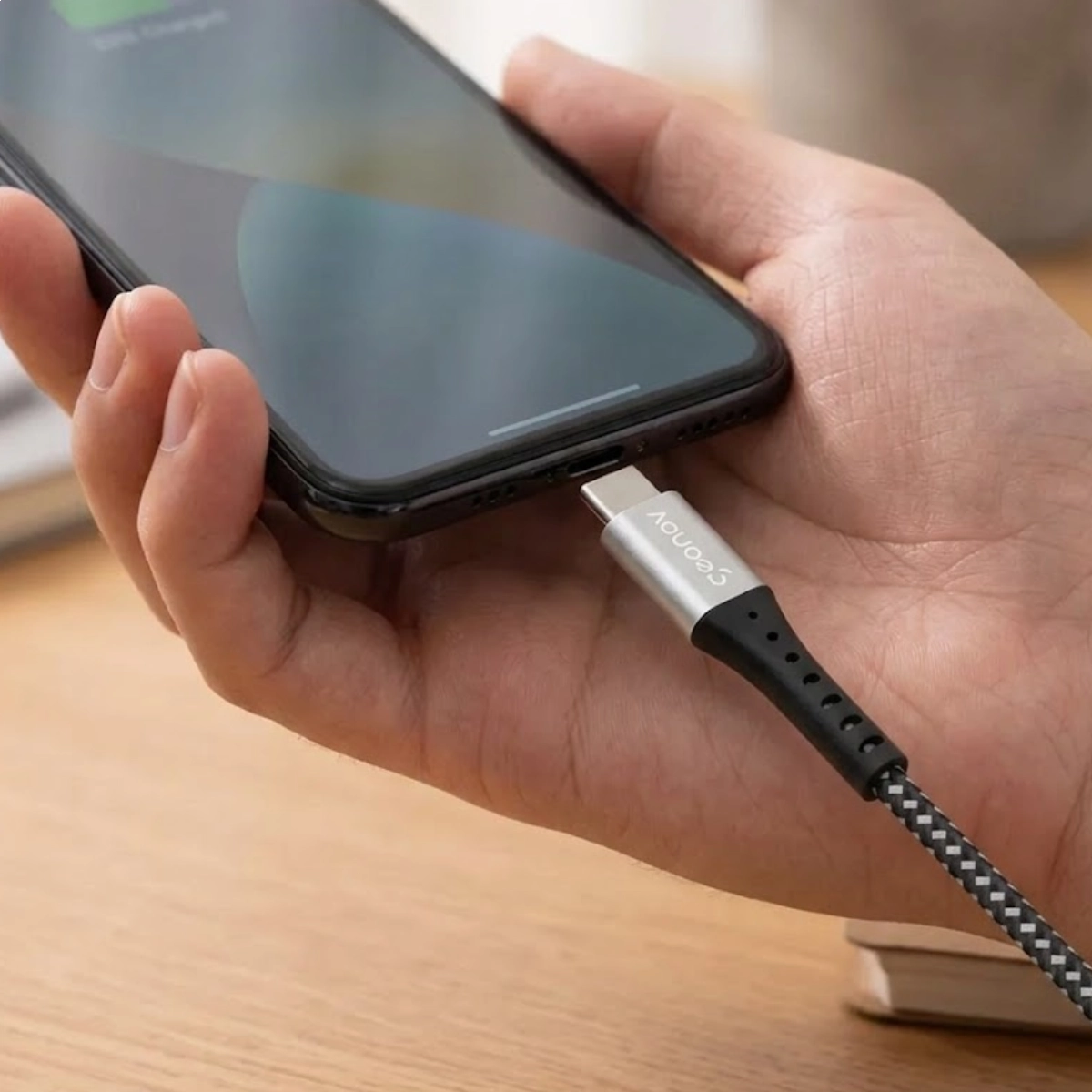 Esc05bk-cb Usb C-a Nylon Tranc1,2m Bk/br
