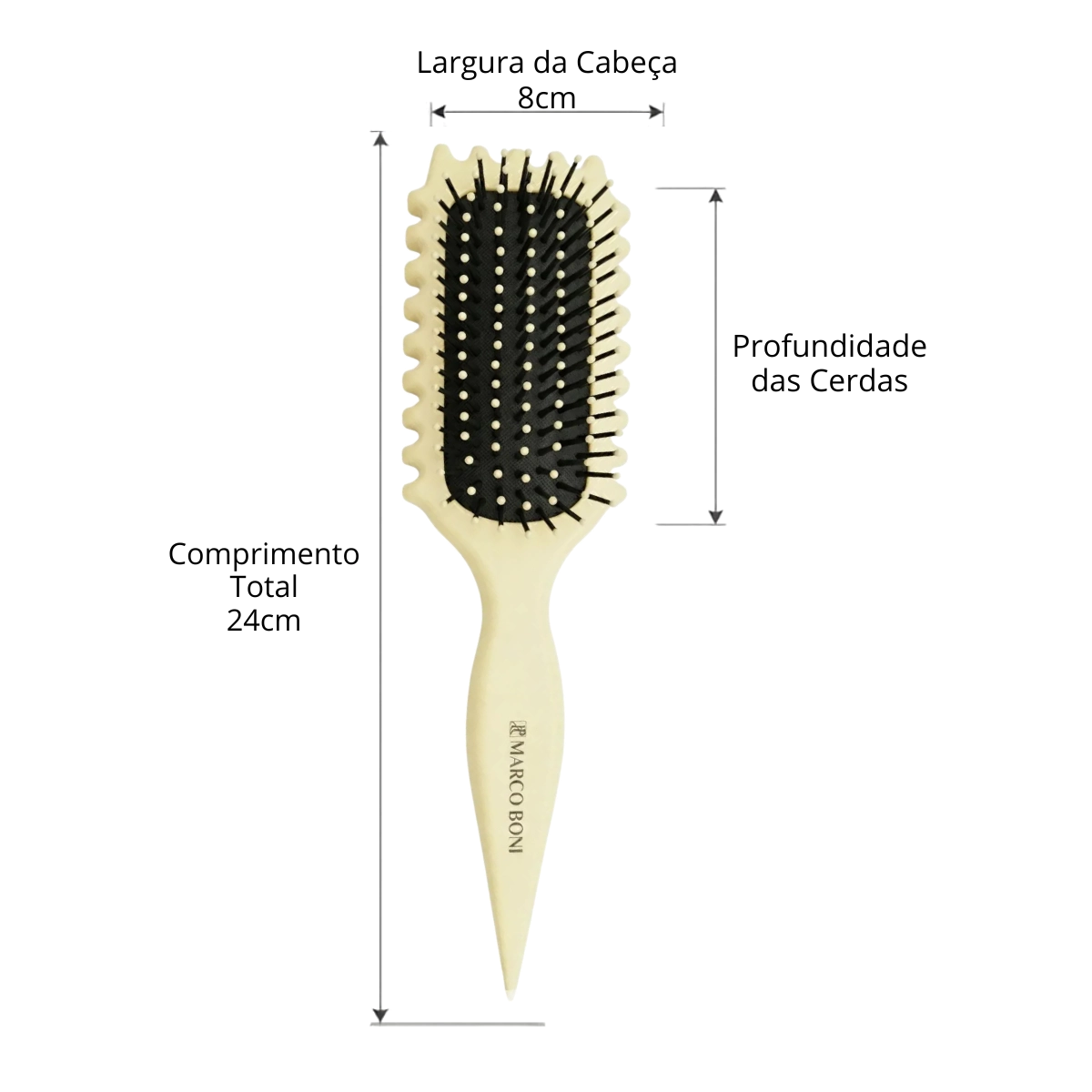 ESCOVA CURLY DEFINIDORA CERDAS ÚNICAS CORES SORTIDAS MARCO BONI ESCOVA CURLY DEFINIDORA CERDAS ÚNICAS CORES SORTIDAS MARCO BONI