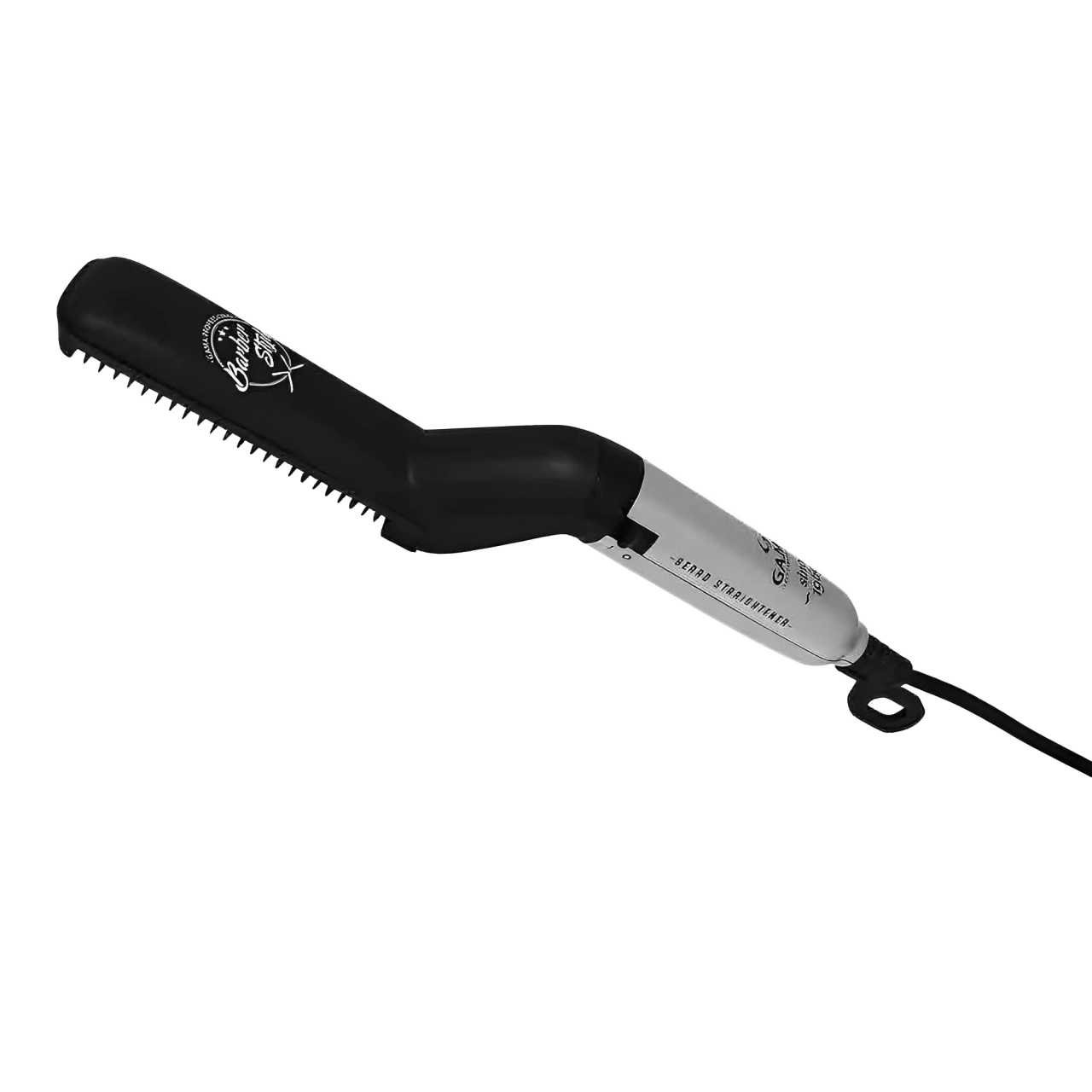ESCOVA DE BARBA ALISADORA GAMA BARBER STYLE 25W CINZA BIVOLT