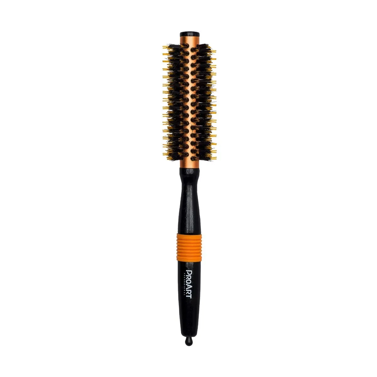 ESCOVA DE CABELO METALICA PRO LARANJA 15MM TÉRMICA CERDAS DUPLAS