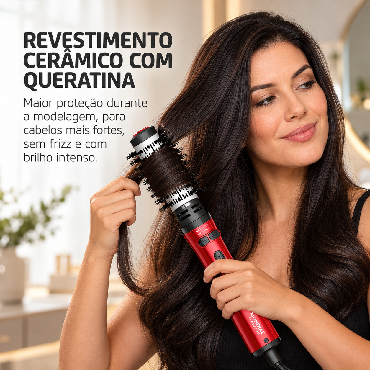 ESCOVA ROTATIVA SECADORA MONDIAL INFINITY KERATIN ESCOVA ROTATIVA SECADORA MODELADORA CERÂMICA ESCOVA ROTATIVA SECADORA MONDIAL INFINITY KERATIN ESCOVA ROTATIVA SECADORA MODELADORA CERÂMICA