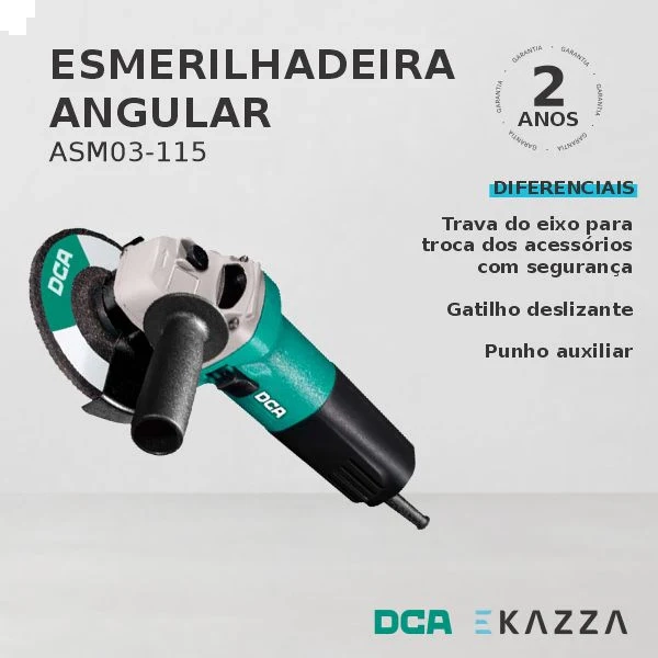 Esmerilhadeira Angular 4.1/2'' 850W ASM03-115 ? 127V