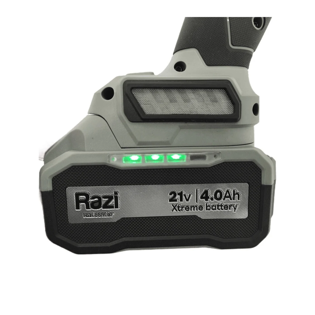 ESMERILHADEIRA ANGULAR BRUSHLESS BATERIA 21V 4,0AH RAZI ESMERILHADEIRA ANGULAR BRUSHLESS BATERIA 21V 4,0AH RAZI
