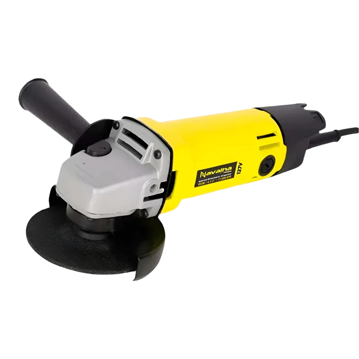 ESMERILHADEIRA NAVALHA ANGULAR 4.1/2 TITANIUM 650W 127V AMARELA