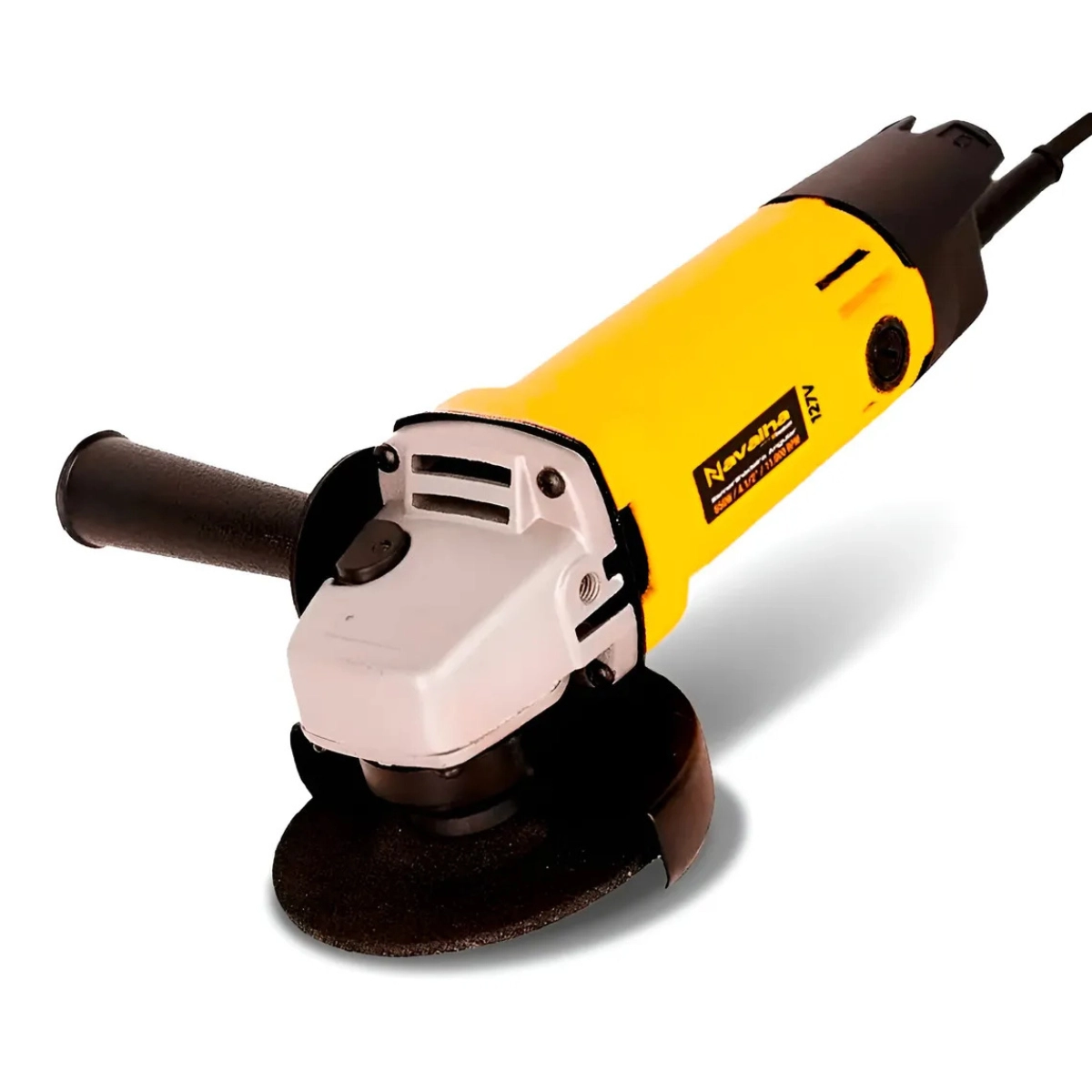 ESMERILHADEIRA NAVALHA ANGULAR 4.1/2 TITANIUM 650W 127V AMARELA