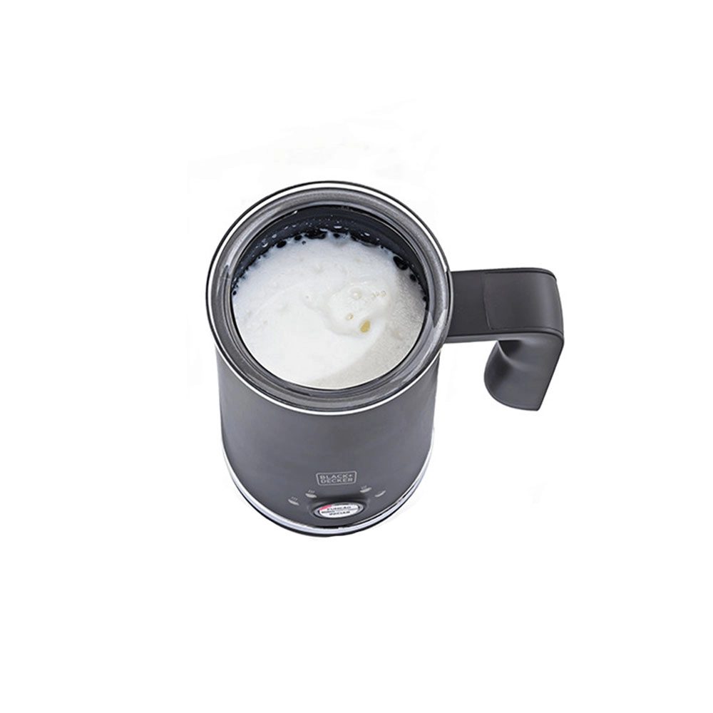 Espumador de Leite 300ml Black Decker Gourmand Gris com 4 Funções 110v