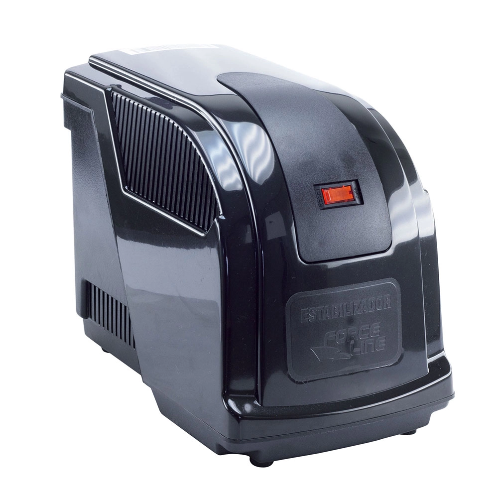 ESTABILIZADOR FORCELINE PRETO 2000VA BIVOLT 220V