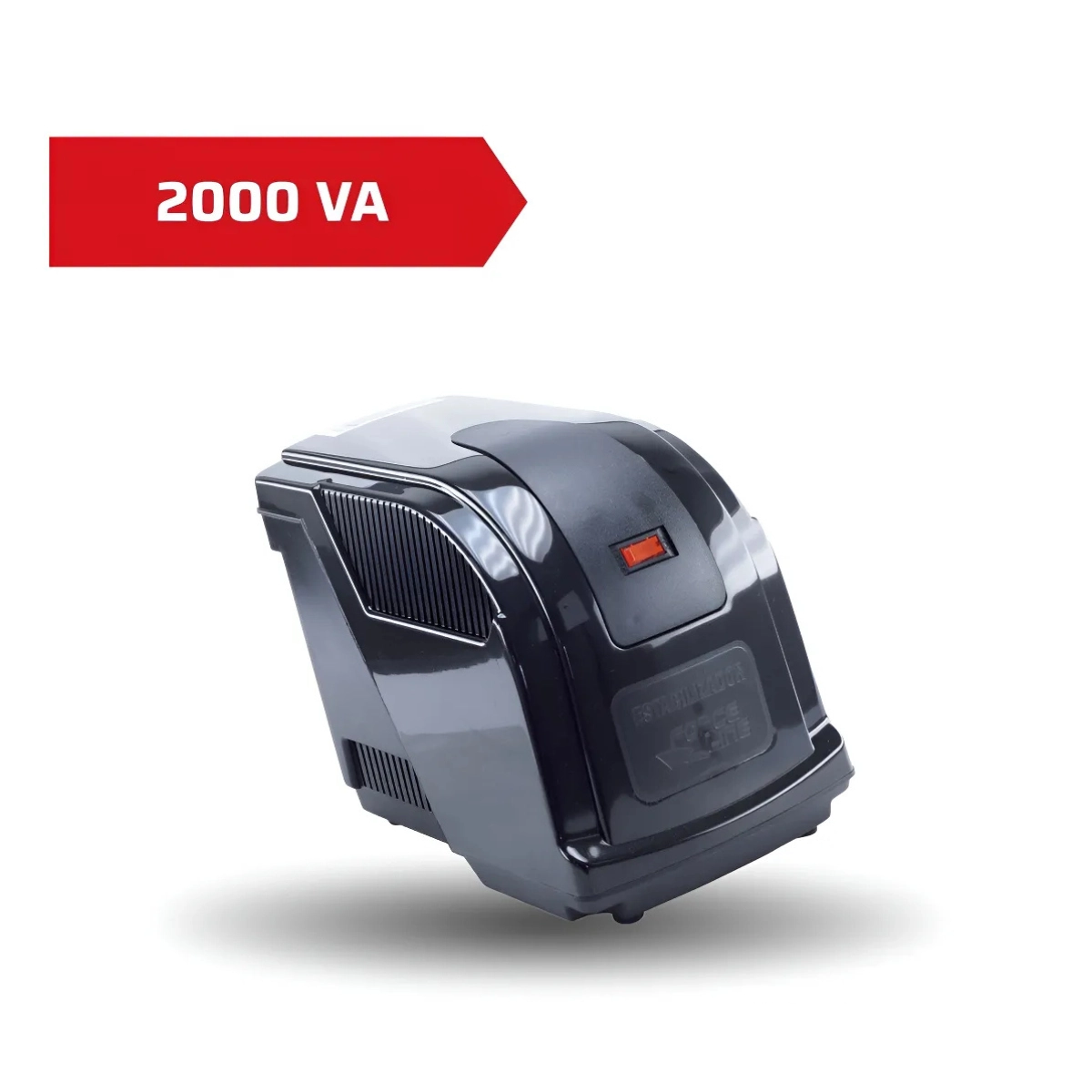 ESTABILIZADOR PARA ELETRODOMÉSTICO 3000VA TRIPOLAR PRETO BIVOLT FORCE LINE
