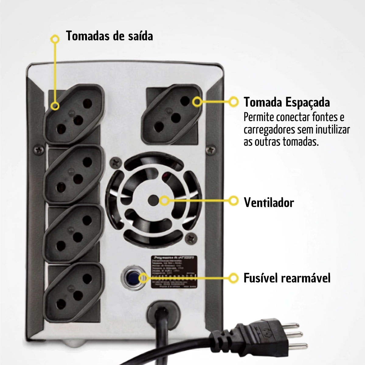 ESTABILIZADOR SMS PROGRESSIVE III 600VA BIVOLT AUTOMÁTICO ESTABILIZADOR SMS PROGRESSIVE III 600VA BIVOLT AUTOMÁTICO