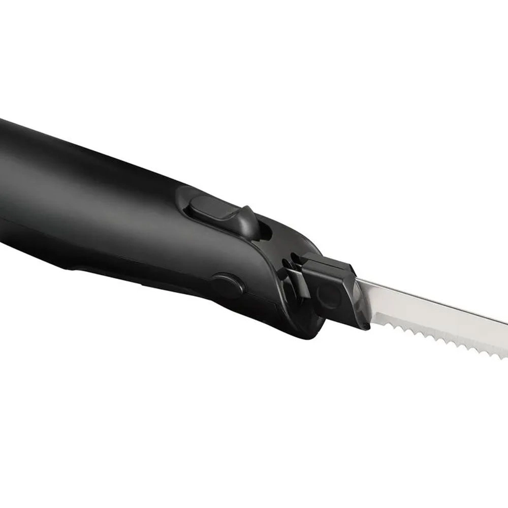 Faca Elétrica com Lâmina Removíveis Black Decker 120w Preta 127v