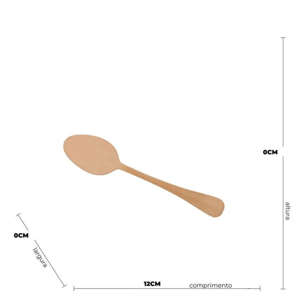 FAQUEIRO 24 PEÇAS EM AÇO INOX POSITANO ROSÊ - LYOR