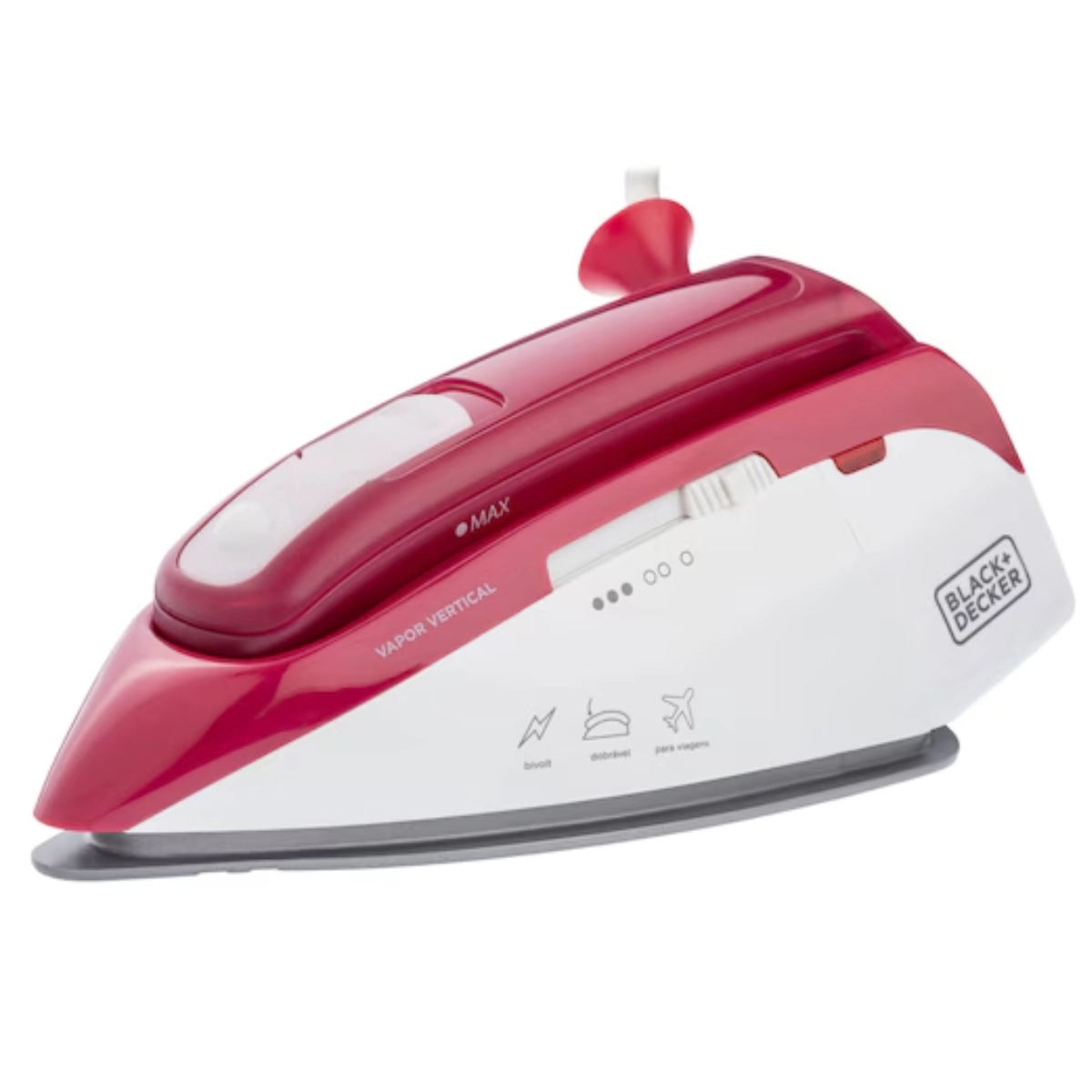 Ferro a Vapor de Viagem Black+Decker FXVG1-BR  Compacto Potente e Bivolt