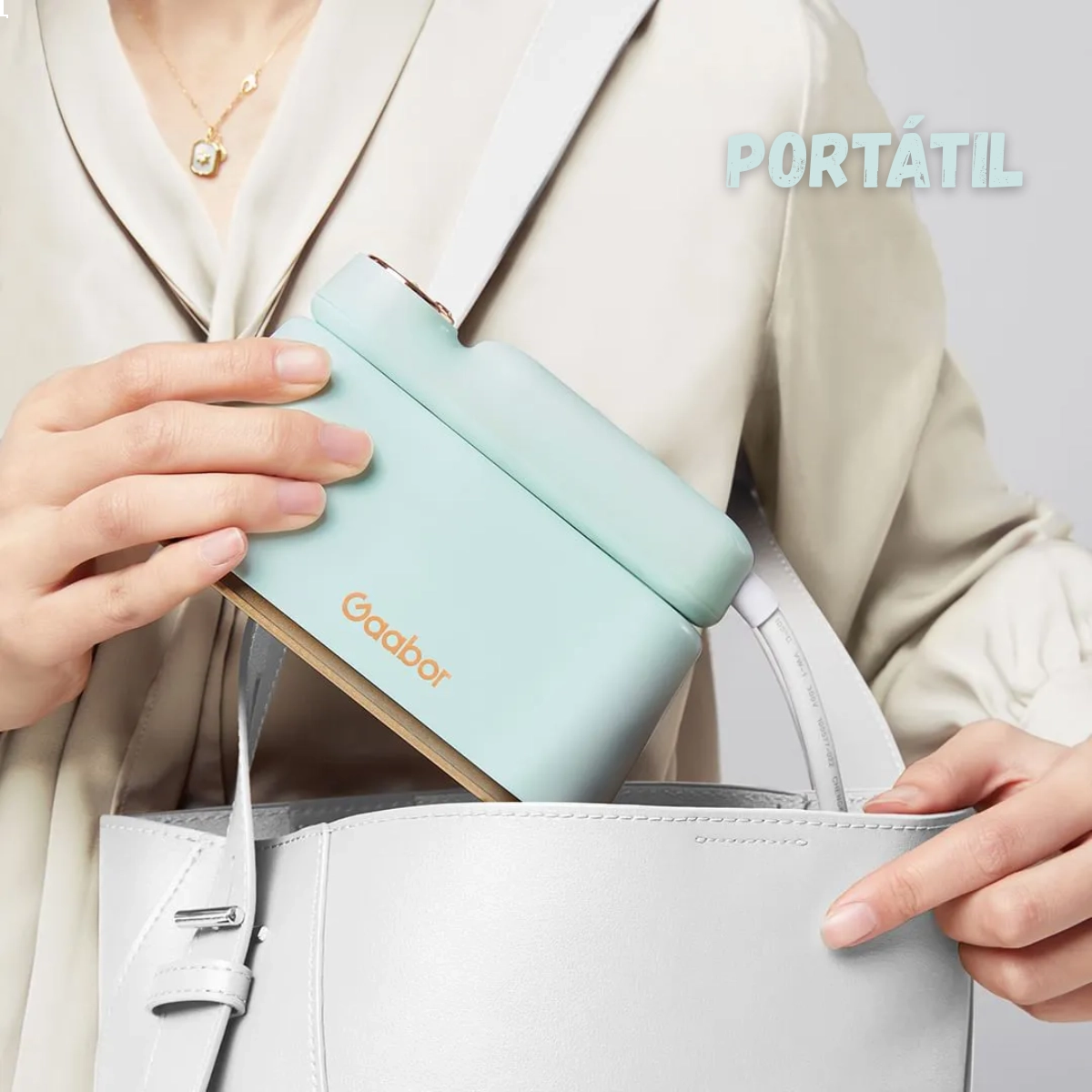 FERRO A VAPOR PORTATIL GAABOR 127V POCKET 2X1 1200W