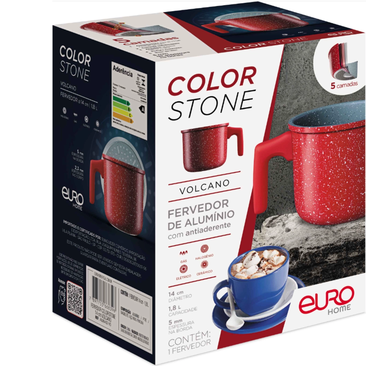 Fervedor Colorstone 14 Cm Volcano