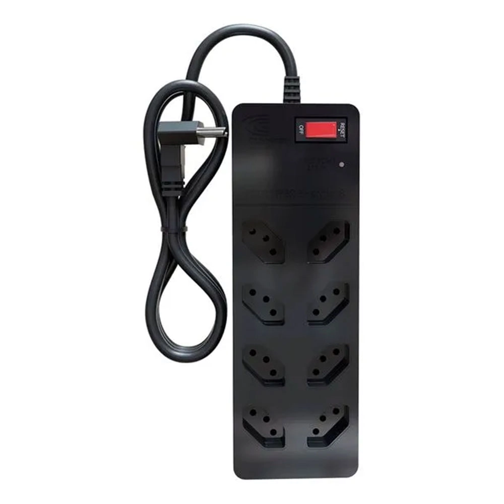 Filtro de Linha + Dps Iclamper 8 Tomadas Lcf Preto Filtro de Linha + Dps Iclamper 8 Tomadas Lcf Preto