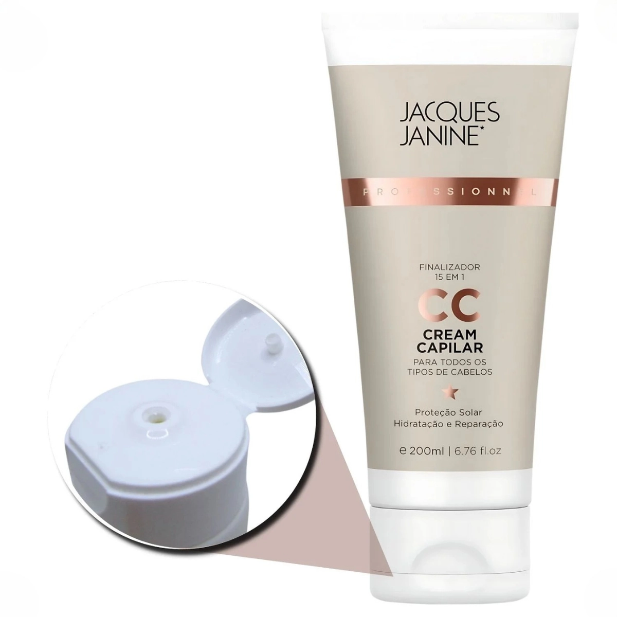 FINALIZADOR CAPILAR CC CREAM JACQUES JANINE 15 EM 1 150ML