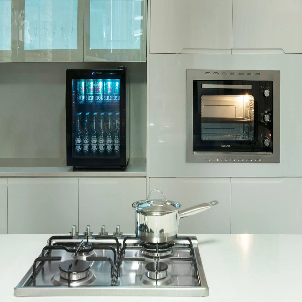 FOGÃO COOKTOP A GÁS 4 BOCAS INOX TRIPLA-CHAMA SUGGAR FG4134IX BIVOLT