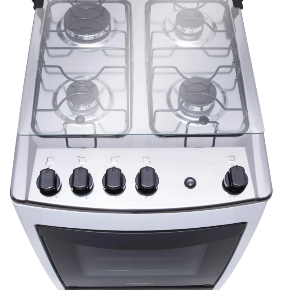 Fogão Dako Supreme Branco 4 Bocas Com Acendimento Automático 110V 220V (Bivolt)