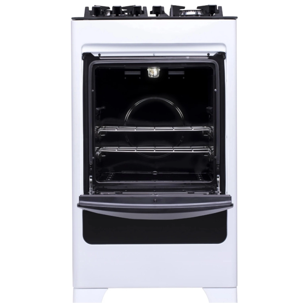 Fogão Dako Supreme Glass Branco 4 Bocas Com Mesa De Vidro 110V/220V Fogão Dako Supreme Glass Branco 4 Bocas Com Mesa De Vidro 110V/220V