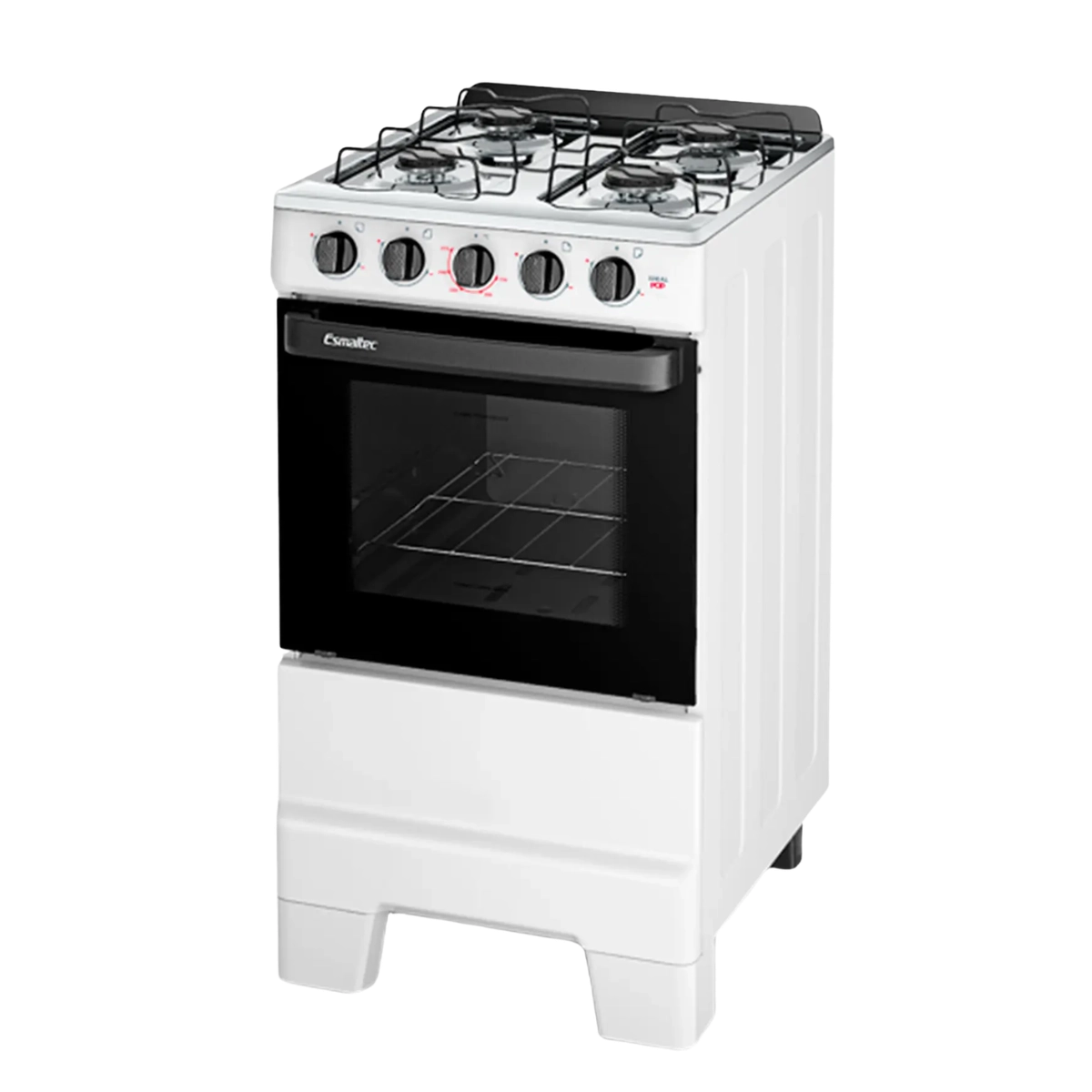 FOGÃO ESMALTEC IDEAL POP 4 BOCAS ACENDIMENTO MANUAL BRANCO