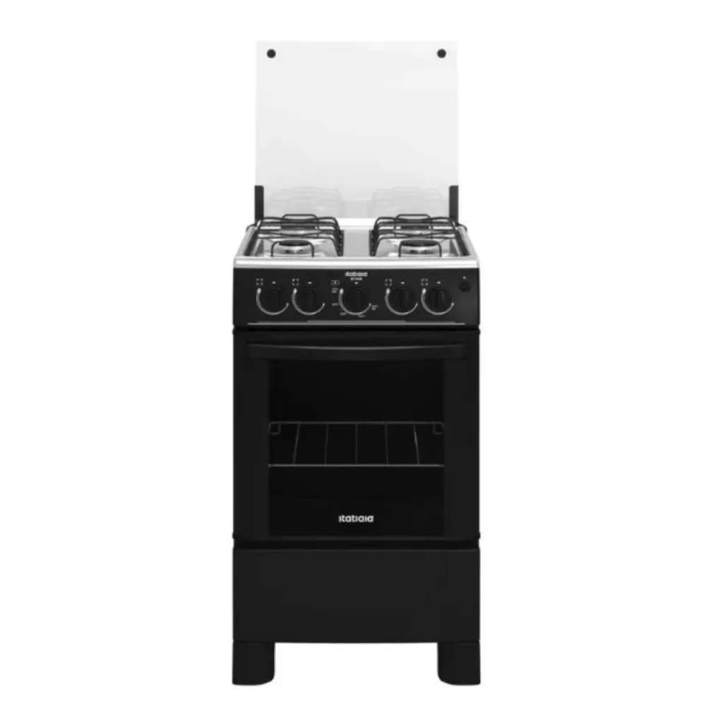 Fogão Itatiaia Star ng 4 Bocas Preto Bivolt 
