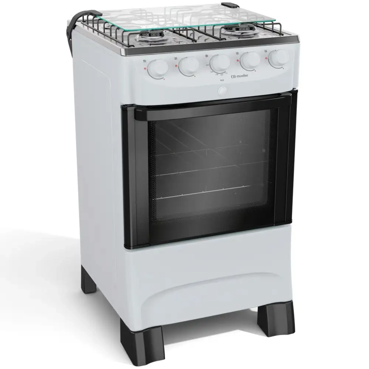 FOGÃO MUELLER 4 BOCAS BRANCO COM ACENDIMENTO AUTOMÁTICO MFI4BB