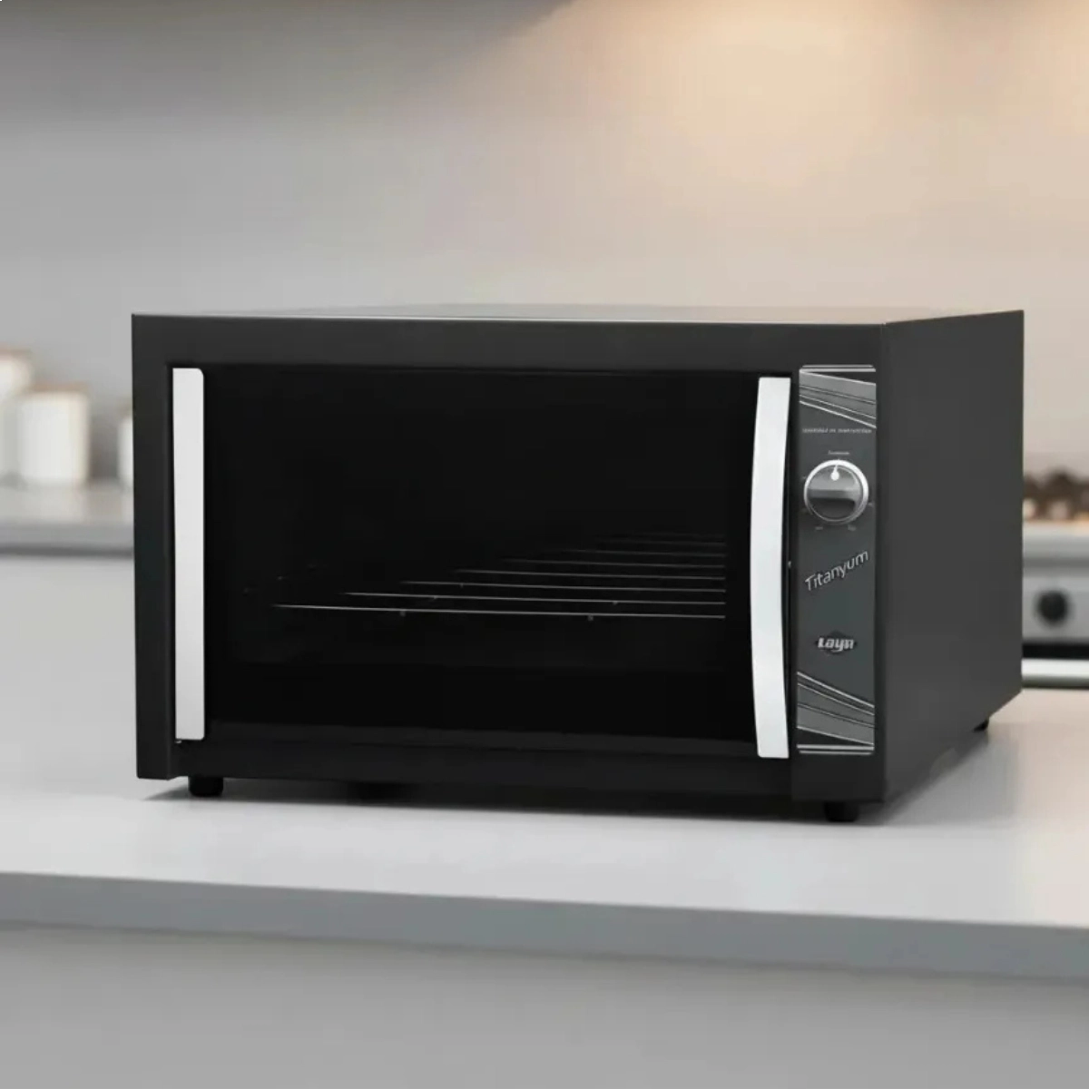 FOGAO A GAS TITANYUM SUPER PORTA DE VIDRO 80L LAYR