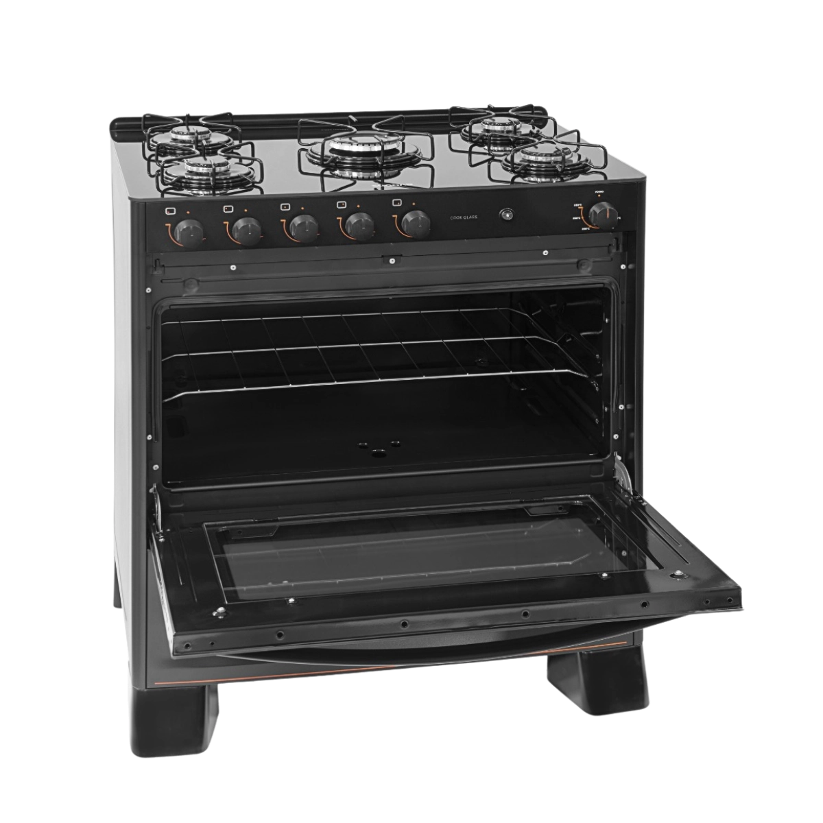 FOGAO COOK GLASS 5 BOCAS PRETO 90 LITROS SUGGAR BIVOLT FOGAO COOK GLASS 5 BOCAS PRETO 90 LITROS SUGGAR BIVOLT
