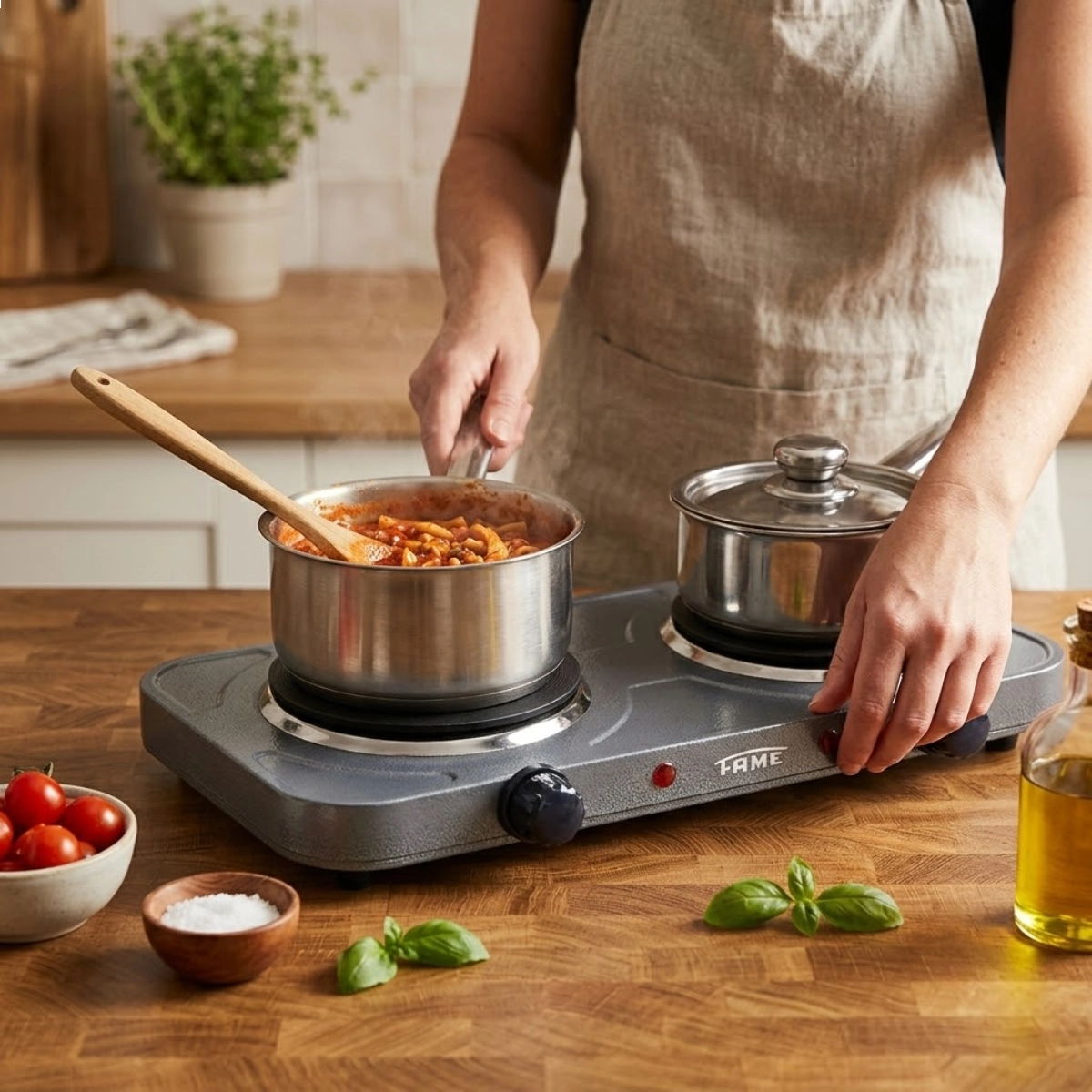 FOGAO ELETRICO DE MESA FAME 2 BOCAS COOKTOP 2000W 220V FOGAO ELETRICO DE MESA FAME 2 BOCAS COOKTOP 2000W 220V