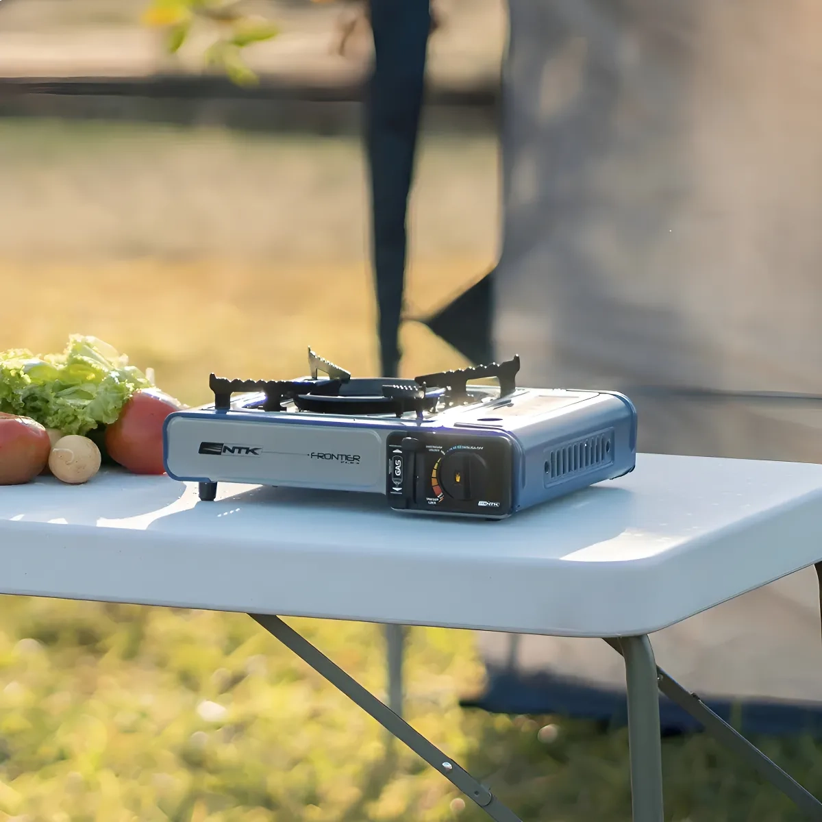 FOGAREIRO DE MESA FRONTIER 1 BOCA PORTATIL NAUTIKA FOGAREIRO DE MESA FRONTIER 1 BOCA PORTATIL NAUTIKA