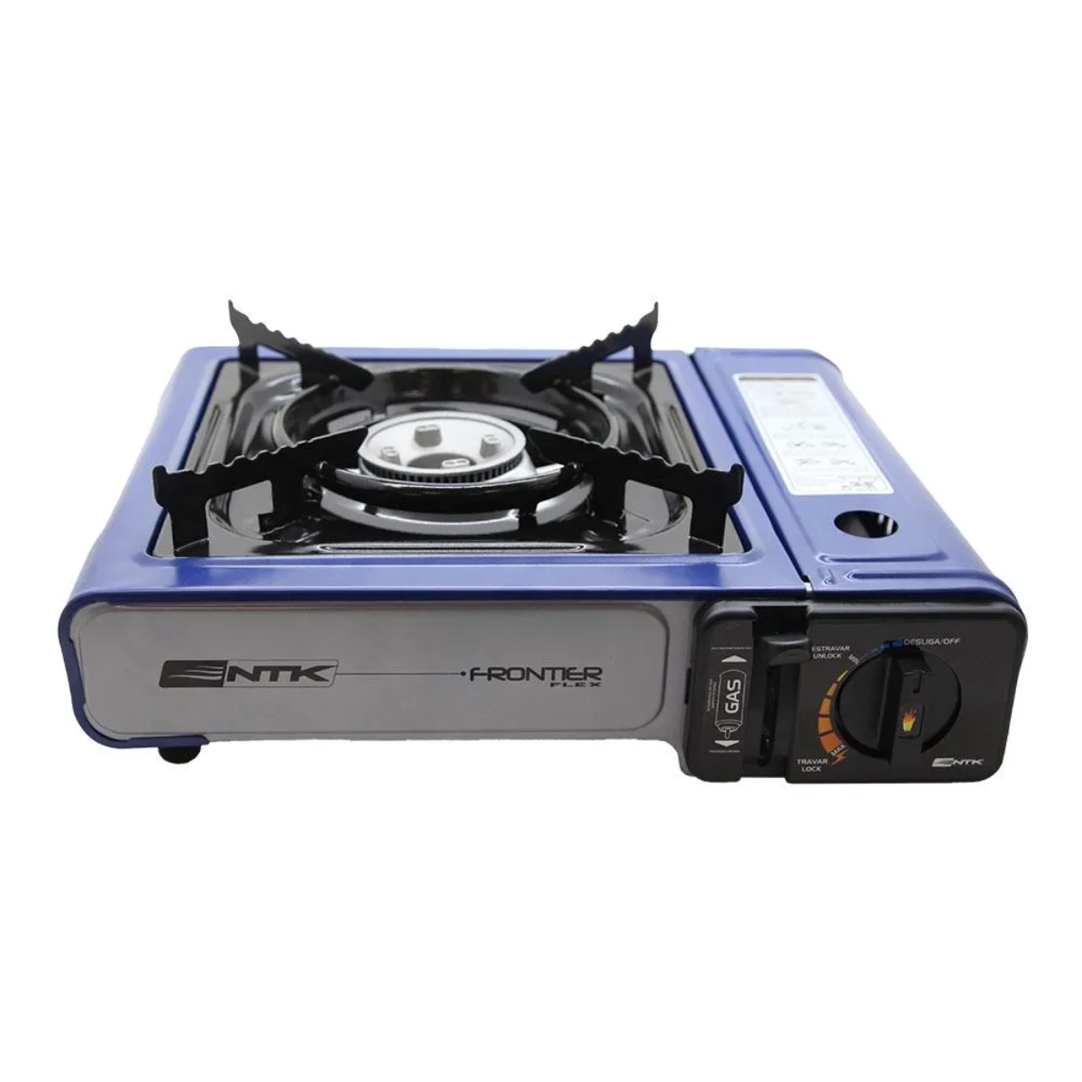 FOGAREIRO DE MESA FRONTIER 1 BOCA PORTATIL NAUTIKA